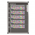 Klassen-Plantafel,  8 Stunden Mo-Fr, für 15 Klassen, 103x77 cm, 